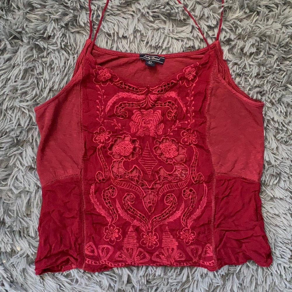 Lucky Brand Skull Tank top